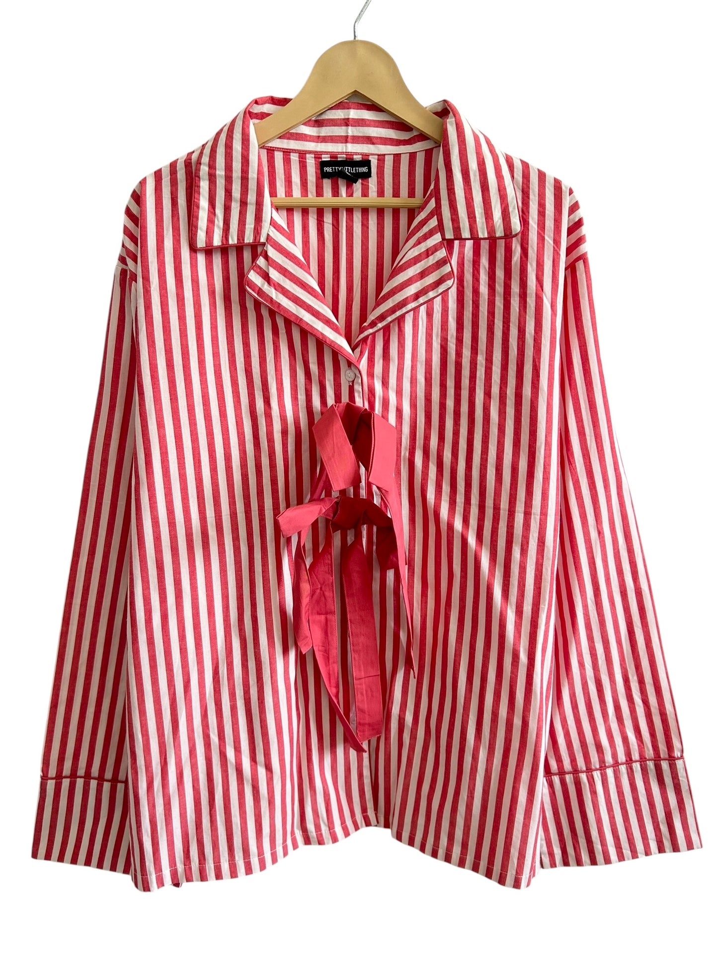 PLT Bow Stripped Shirt