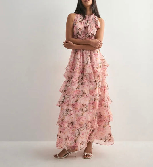 Ruffle Floral Dress