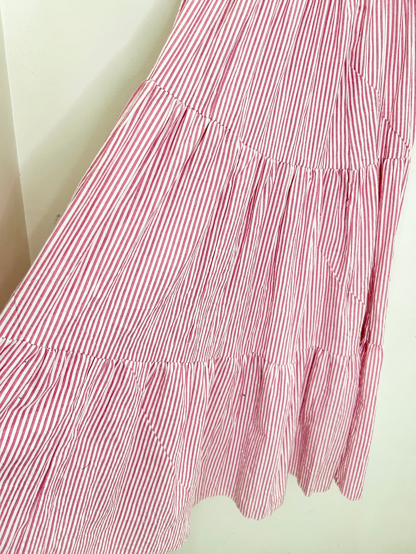 Pink Striped Skirt