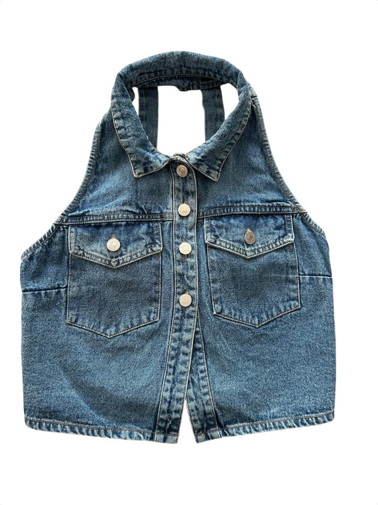 Denim Vest: 40”