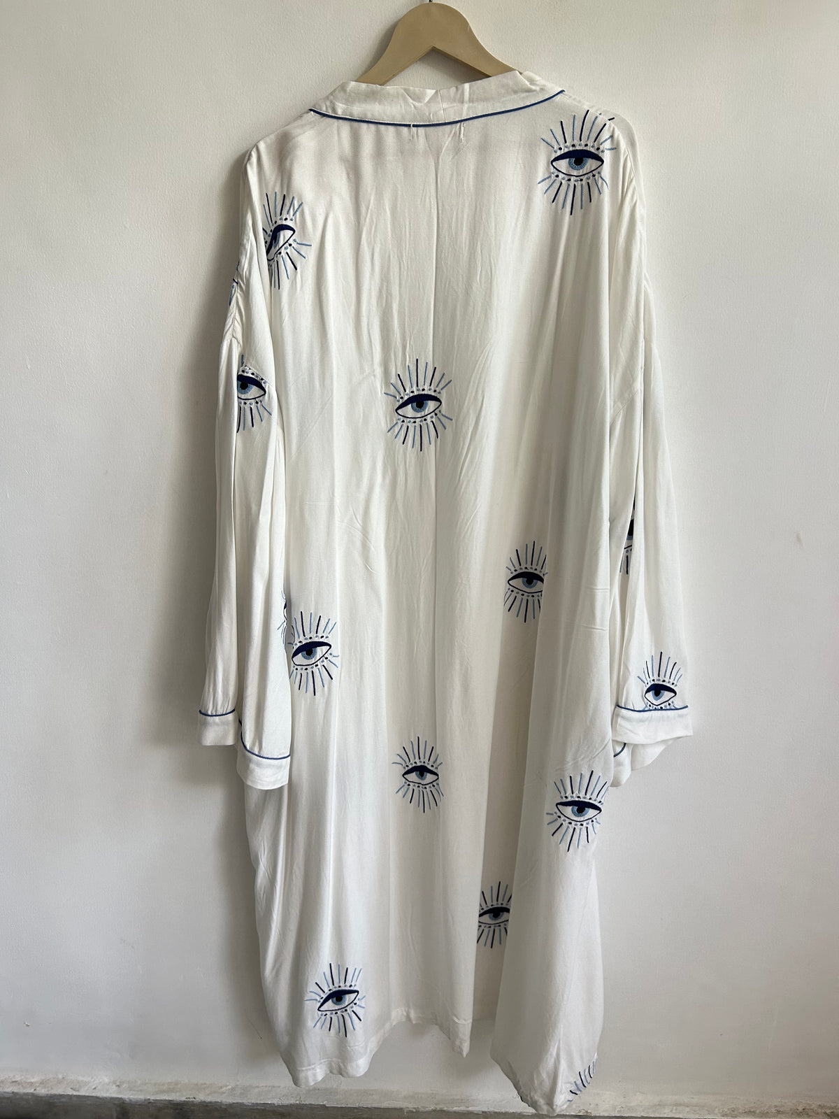 White Evil Eye Shrug: 60”