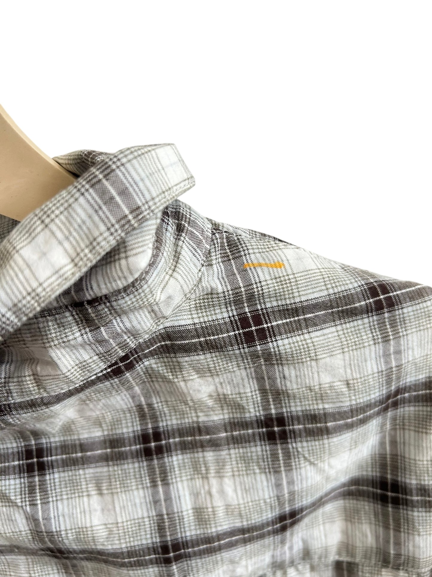 Striped Shirred Waist Shirt