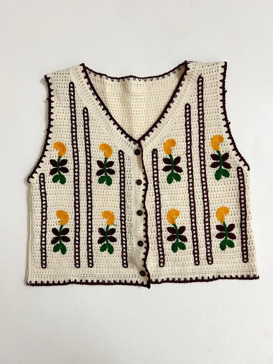 Maroon Crochet Top