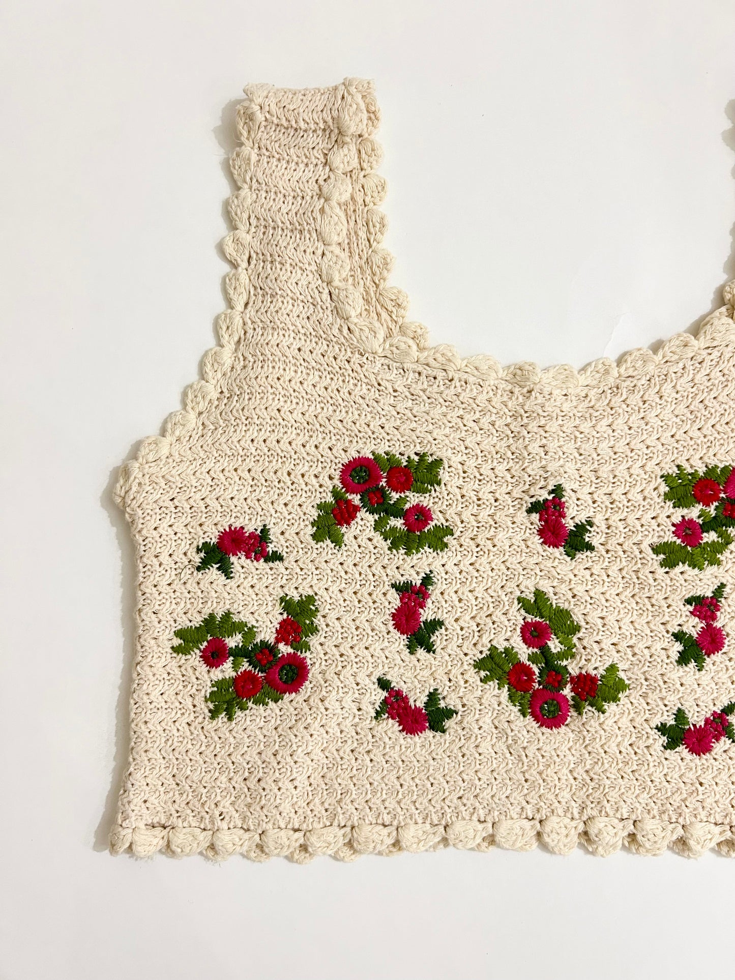 Crochet Floral Top