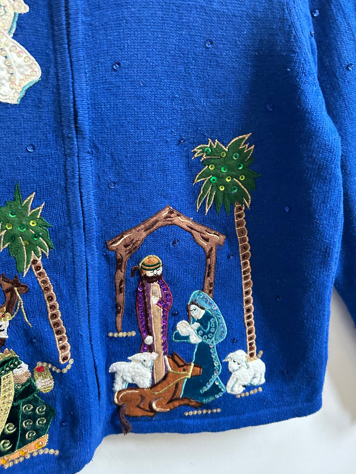Vintage Arabic Scene Cardigan