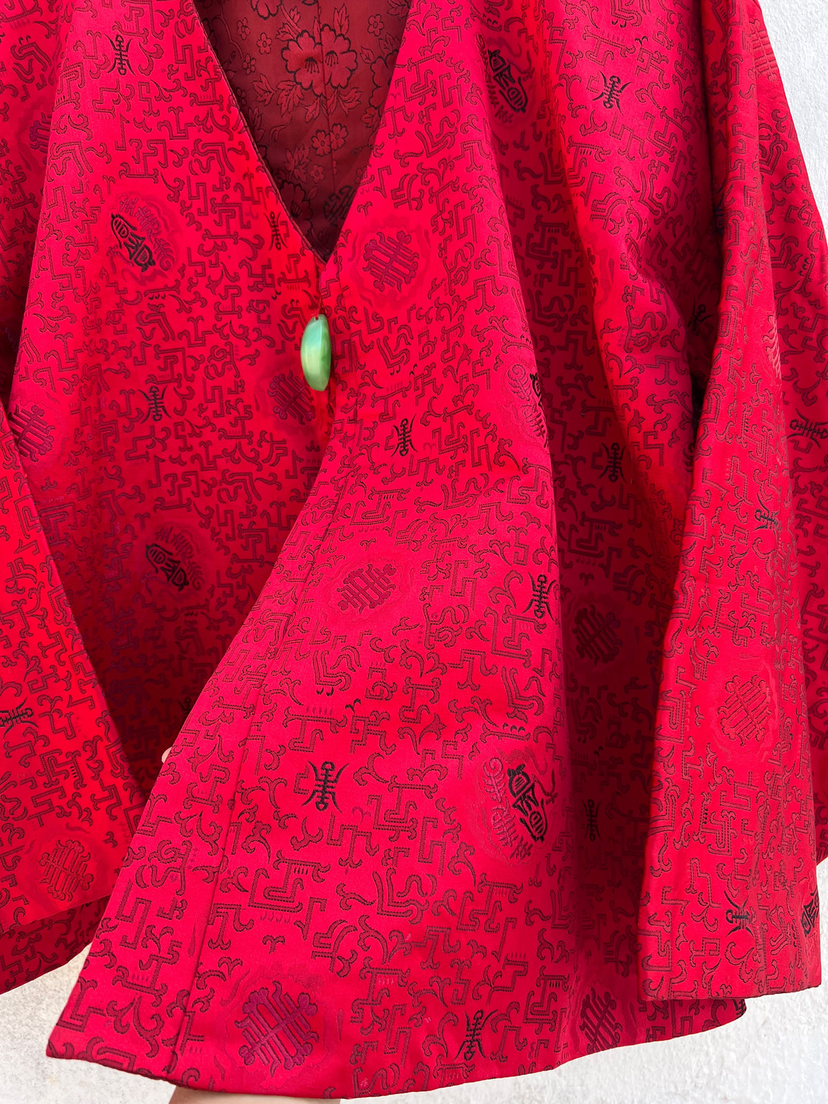 Red Vintage Jacket: 44”