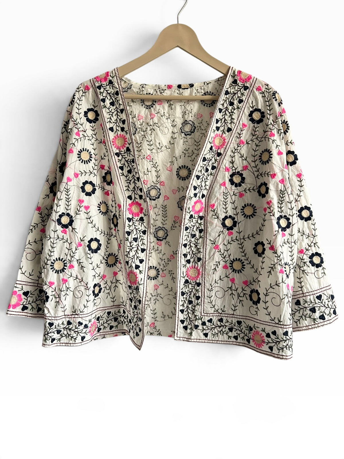 Embroidered Shrug: 46”