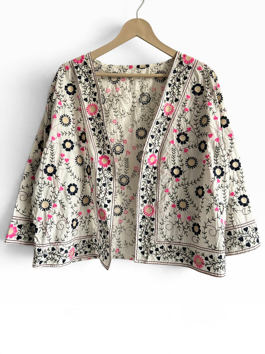 Embroidered Shrug: 46”