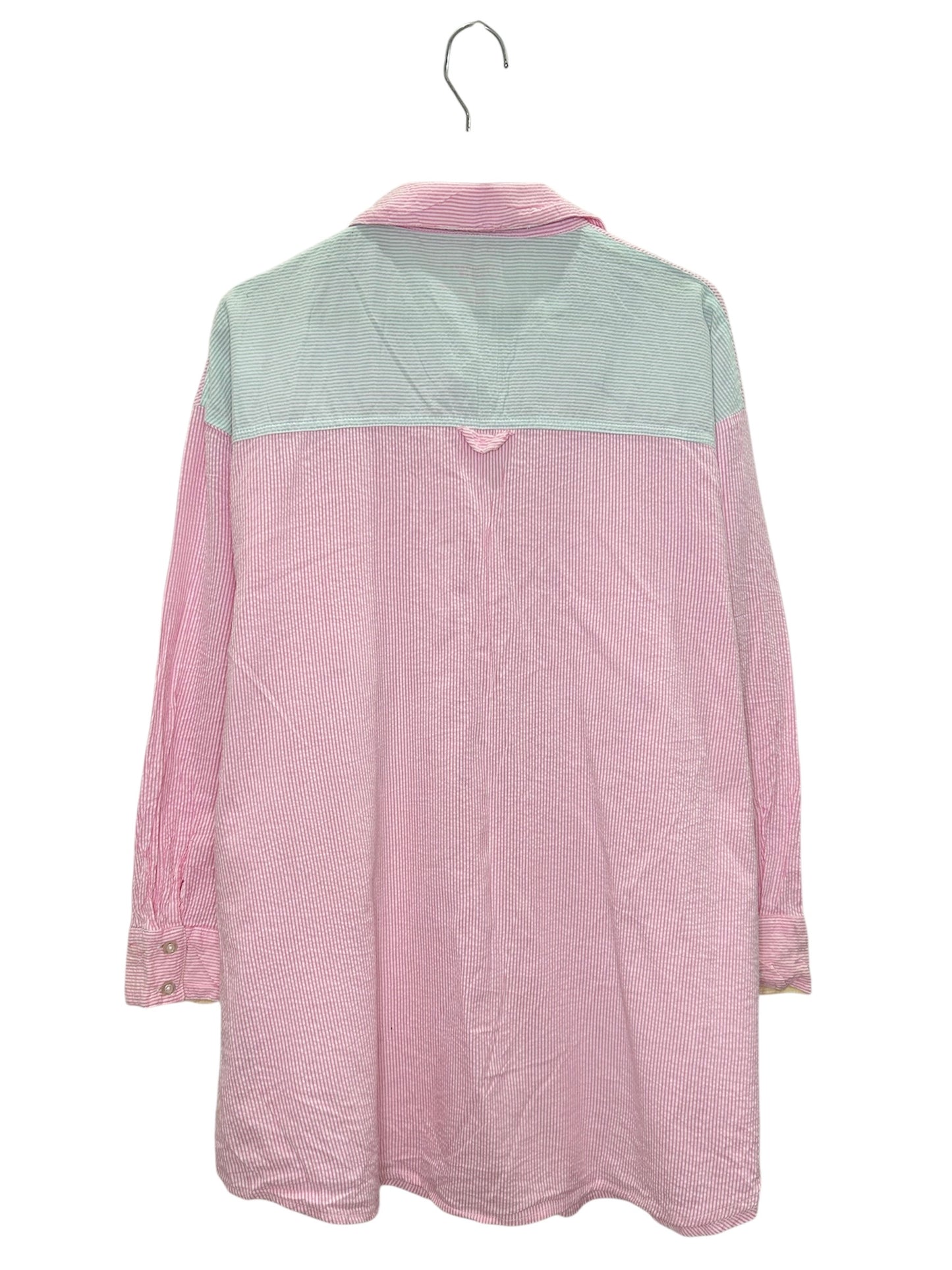 Pink Striped Shirt