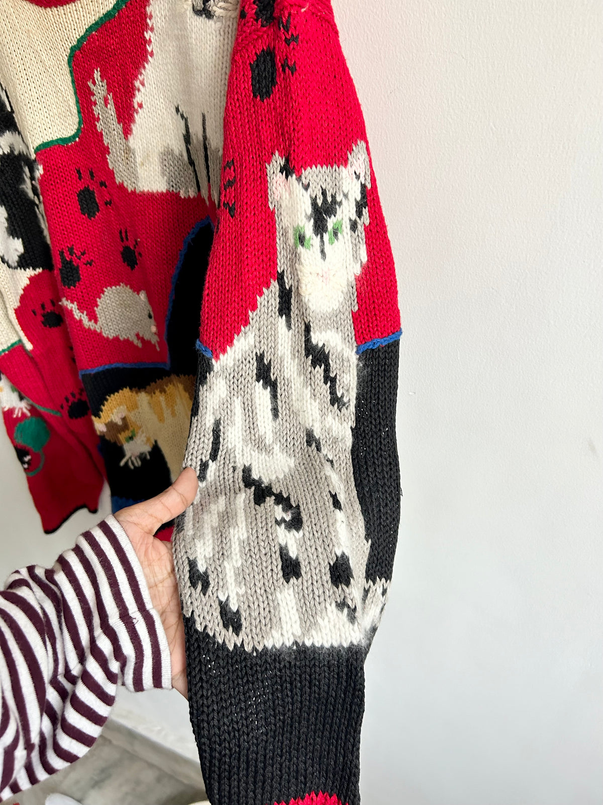 Vintage Cat Knit Sweater