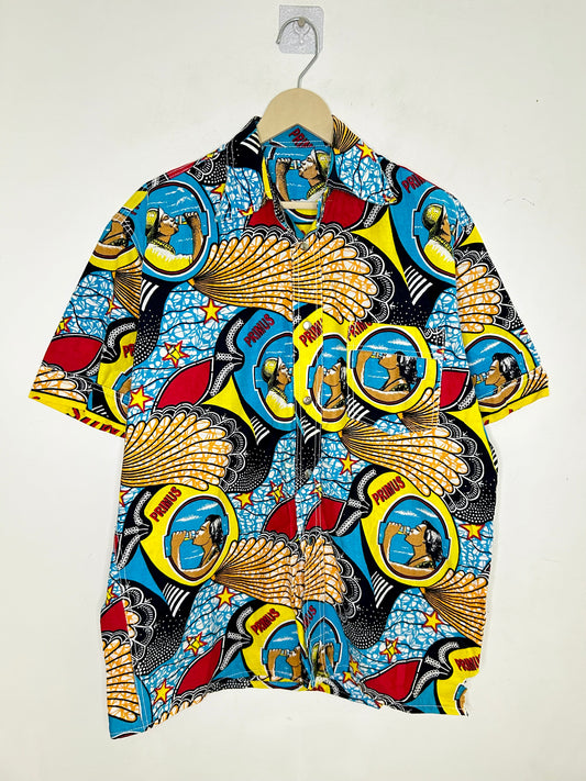 Shell Printed Shirt: Chest-46”