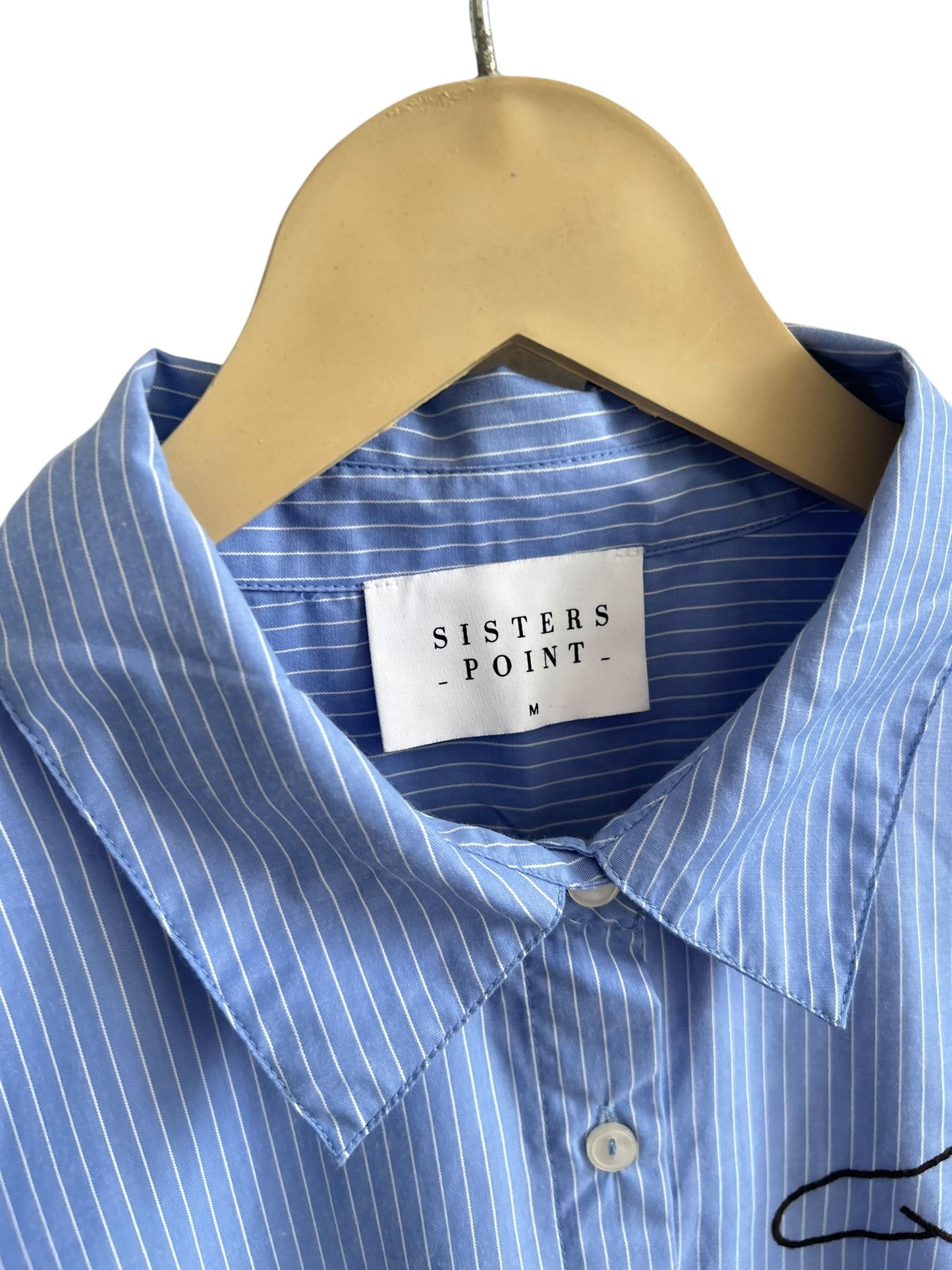 Embroidery Striped Shirt