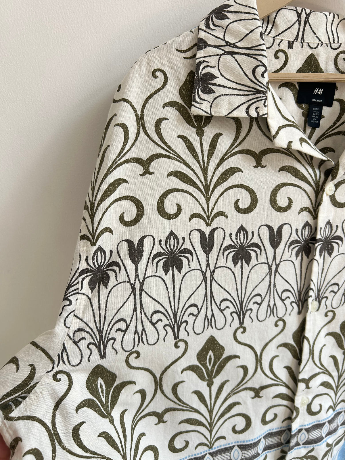 Printed Cotton Shirt: 54”