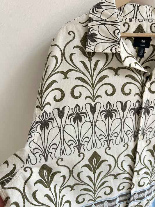 Printed Cotton Shirt: 54”