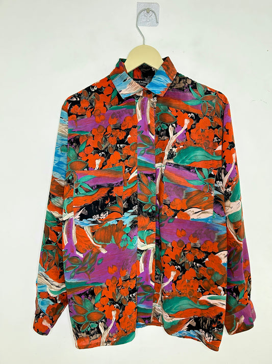 Cherry Blossom Shirt: Chest-46”