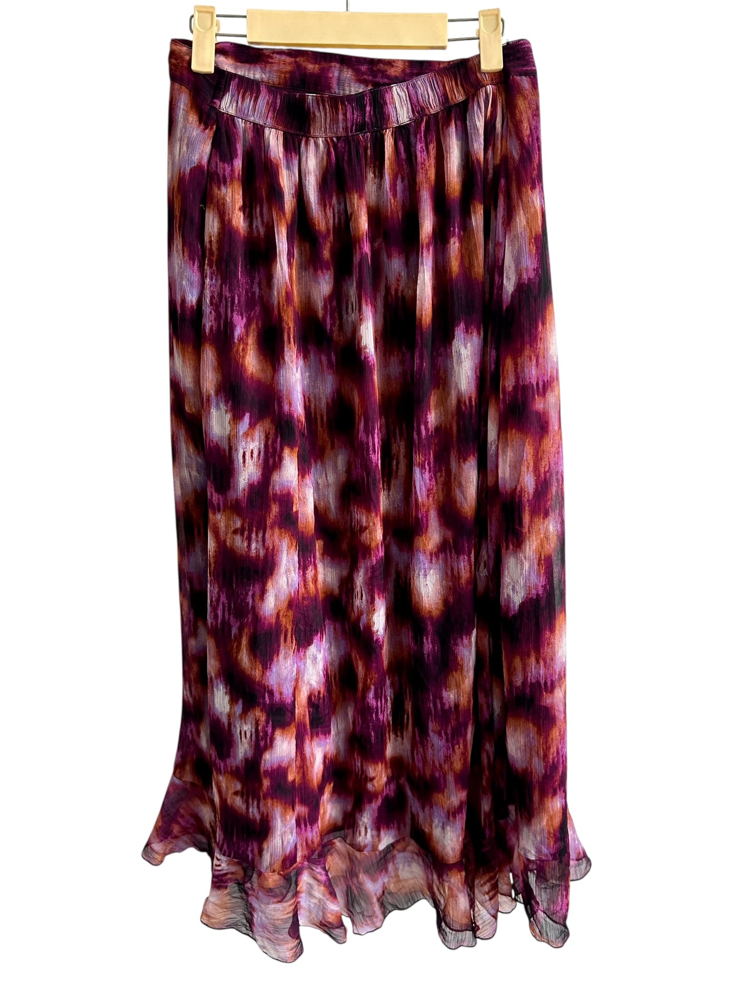 Ikkat Ruffle Skirt