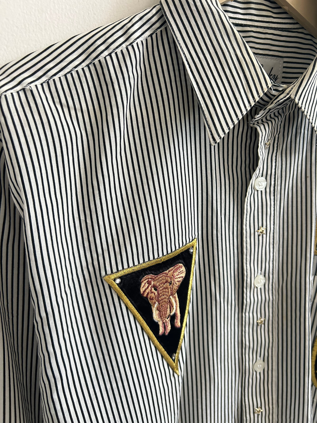 Zebra Striped Shirt: 42”