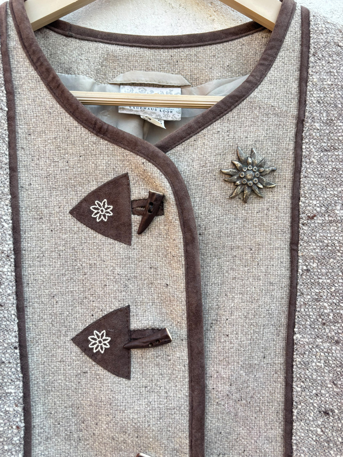 Vintage Brown Jacket: 42”