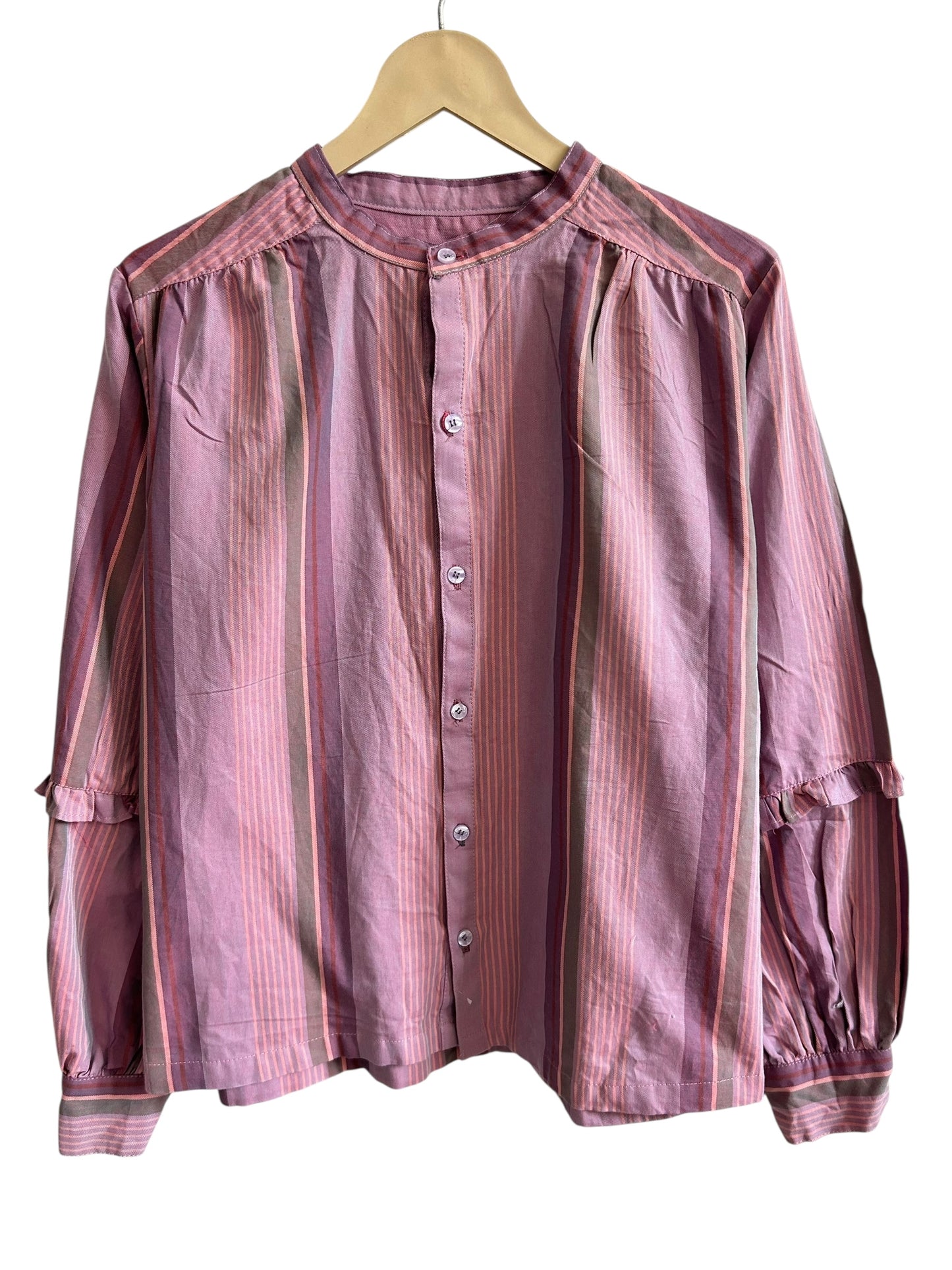 Striped Purple Blouse