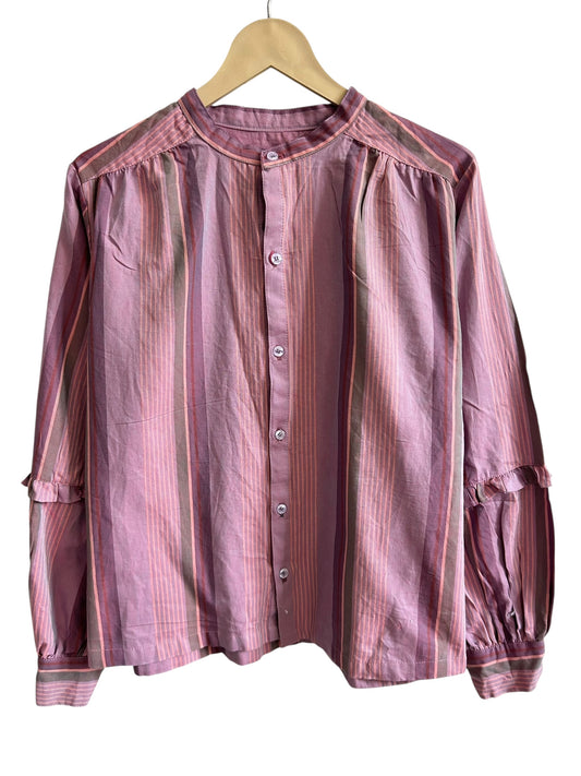 Striped Purple Blouse