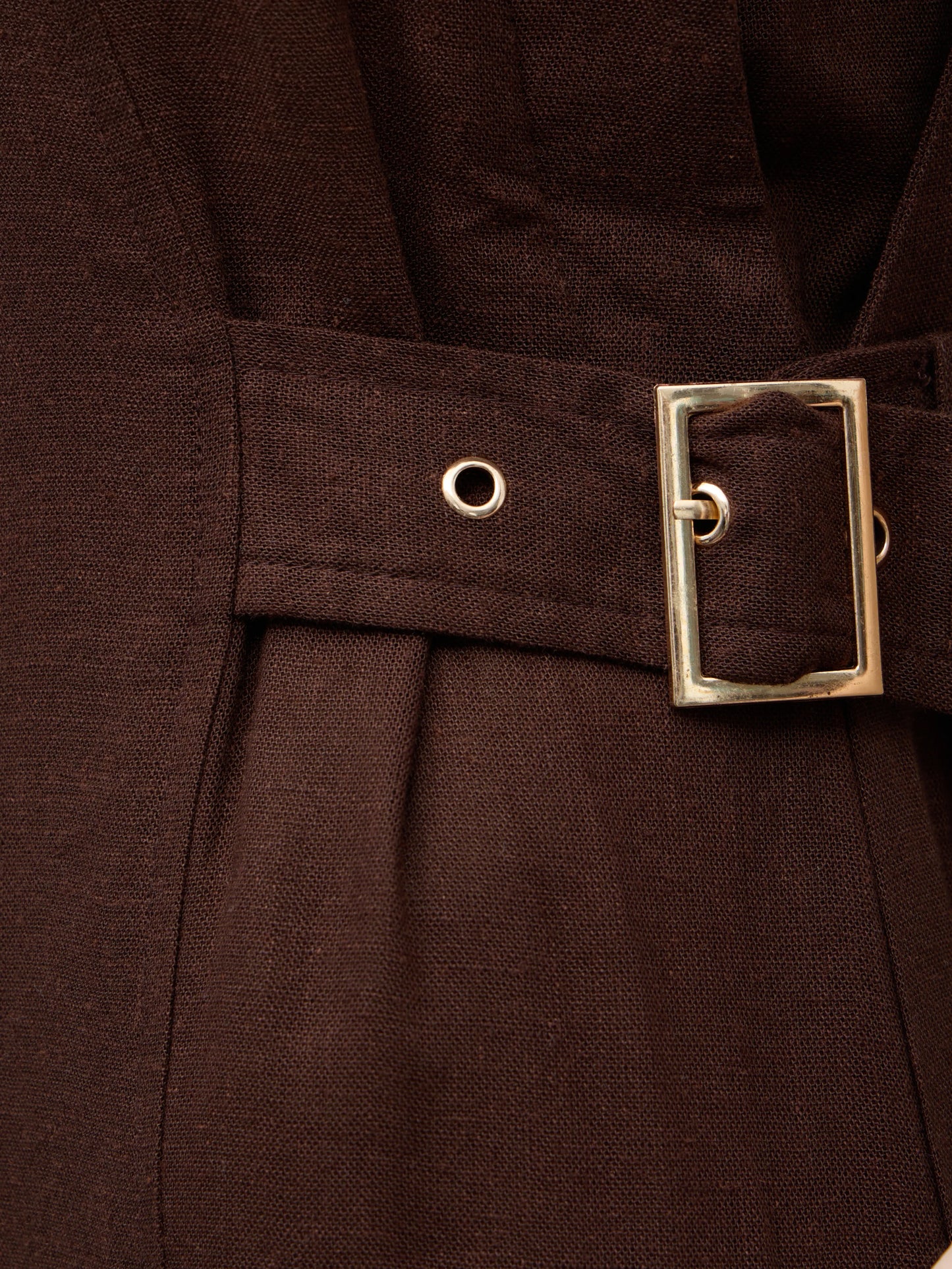 MAAG Linen Belted Dress