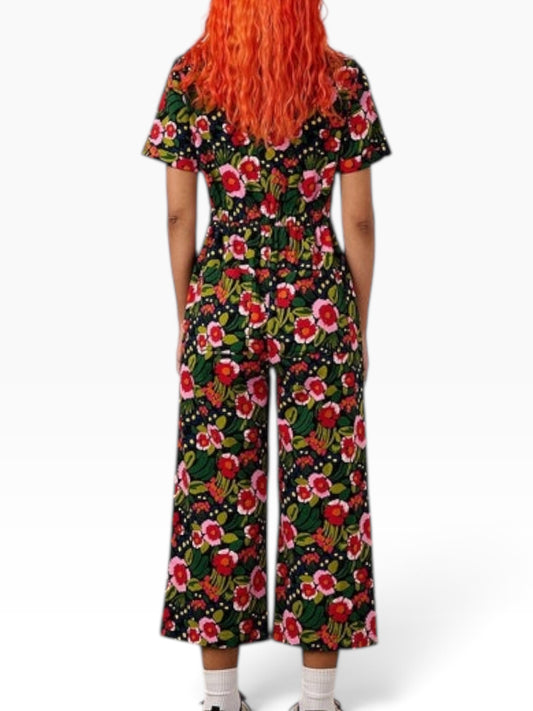 Lucy&Yak Floral Cotton Dungaree