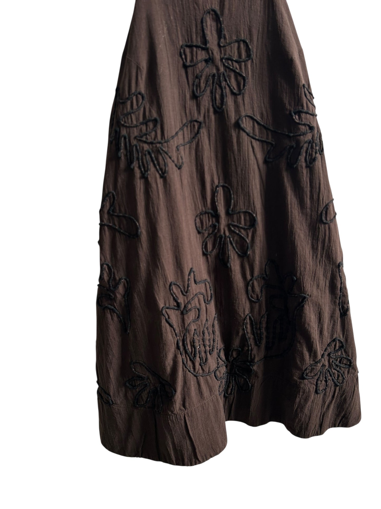 ASOS Brown Cotton Strappy Dress