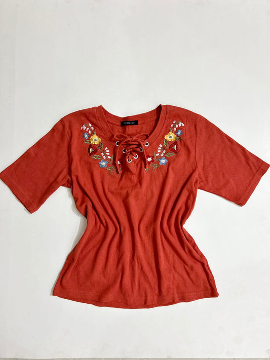 Knot Floral Top