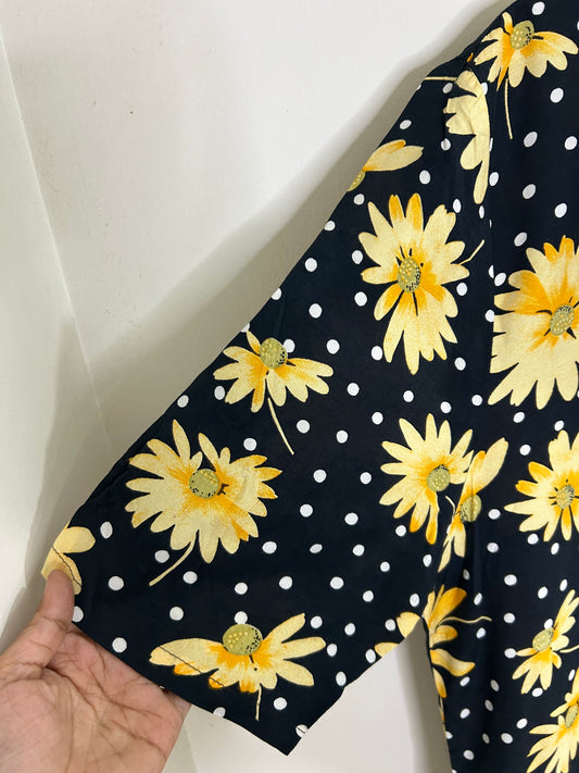 Sunflower Polka Dot Shirt