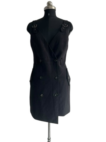 Black Waistcoat Dress