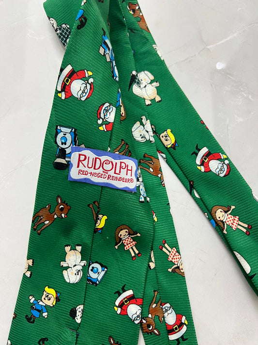 Christmas Rudolf Tie
