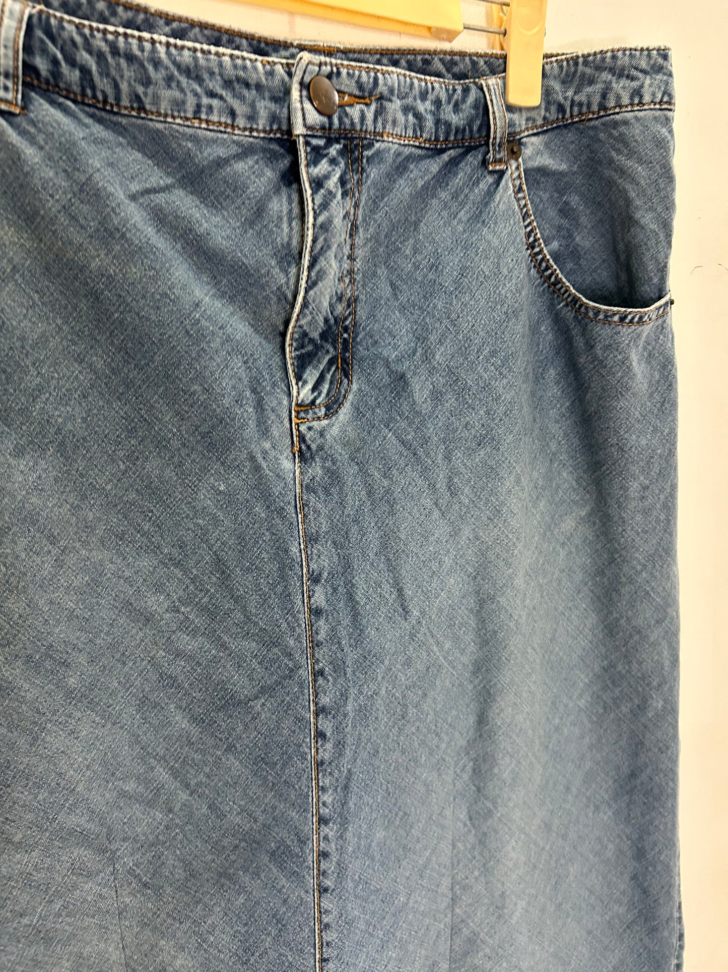 L.Blue Denim Skirt