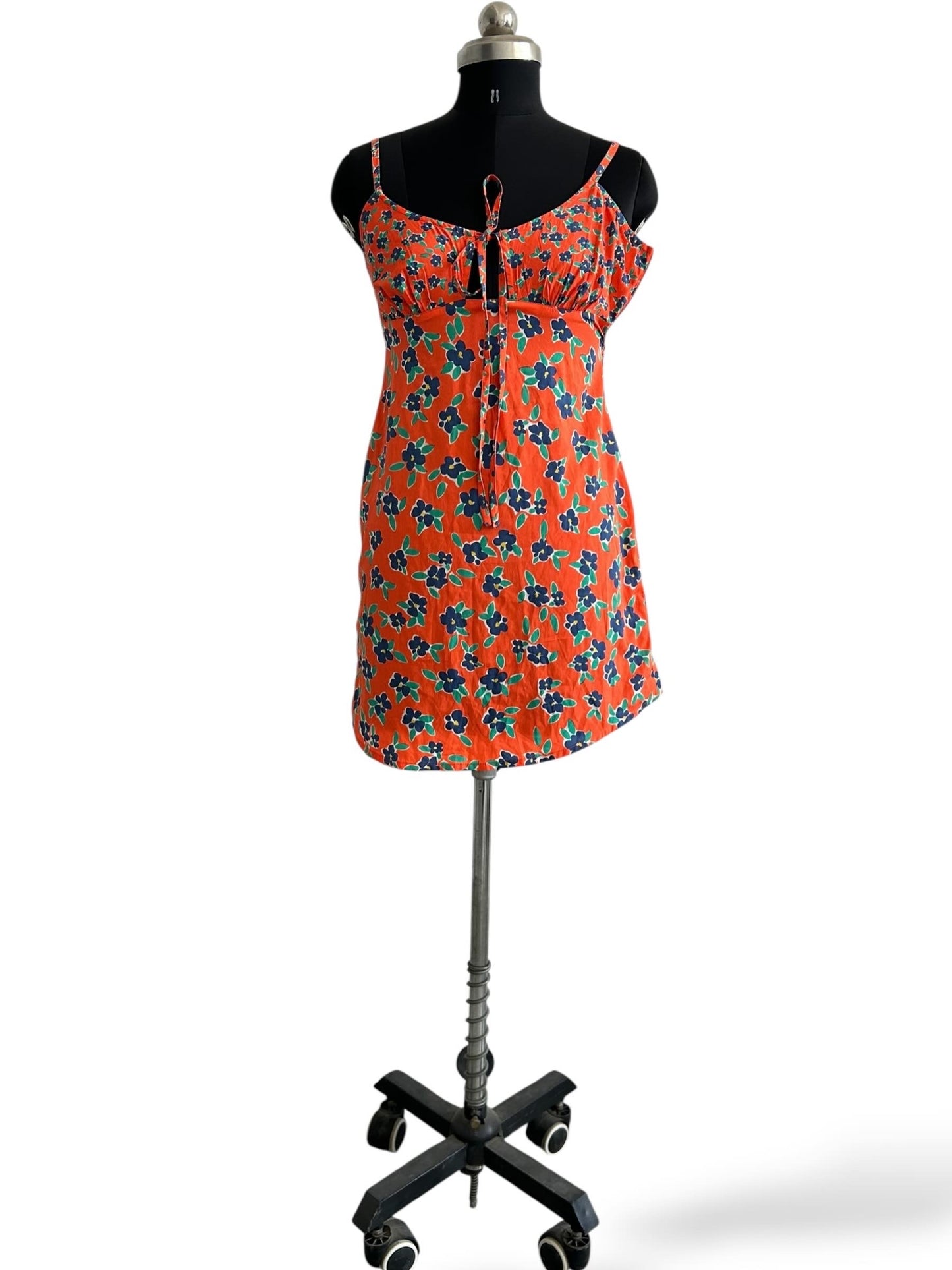 Floral Orange Dress