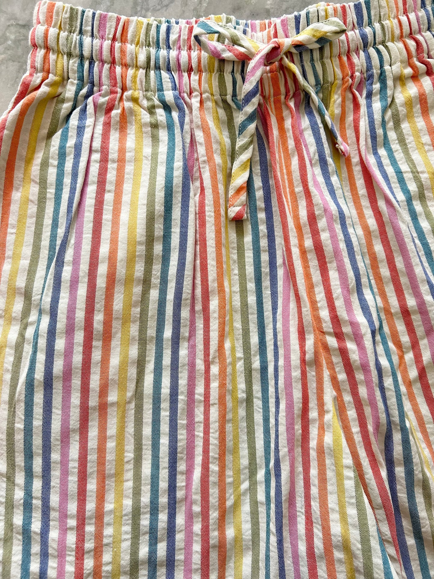 LUCY & YAK Rainbow Stripes Shorts