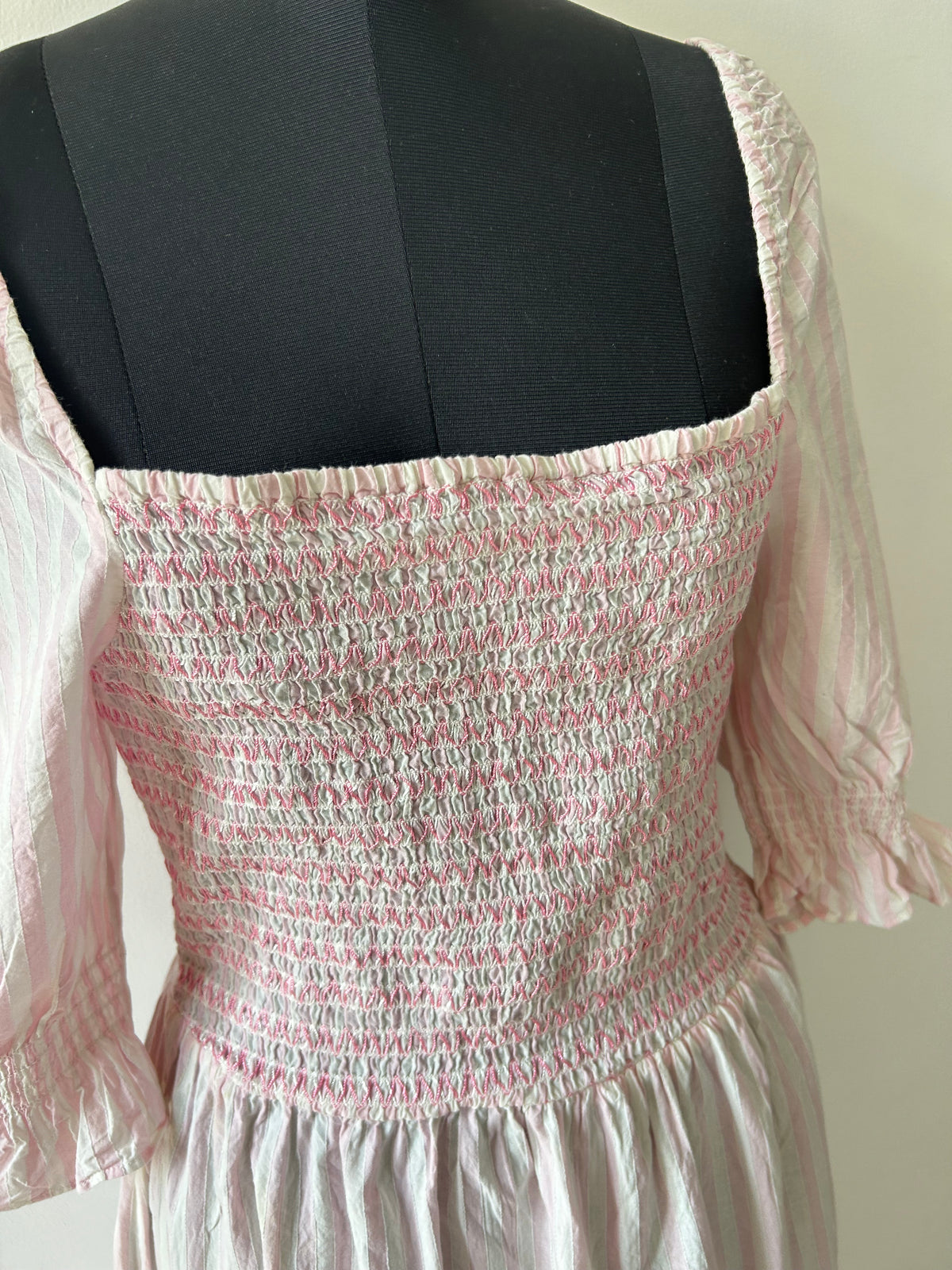 Pink Striped Dress