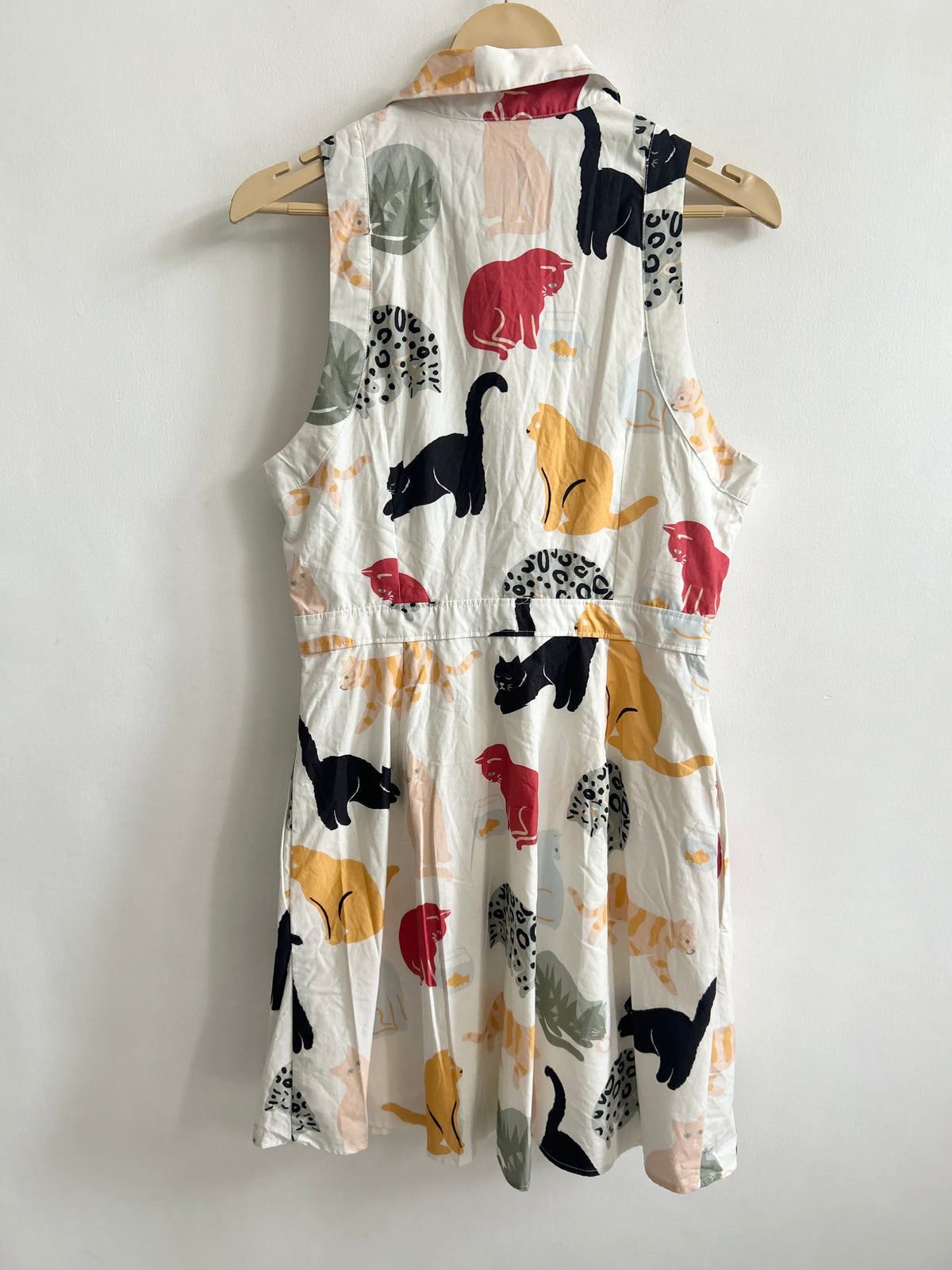 Cat Printed Dress: 38”