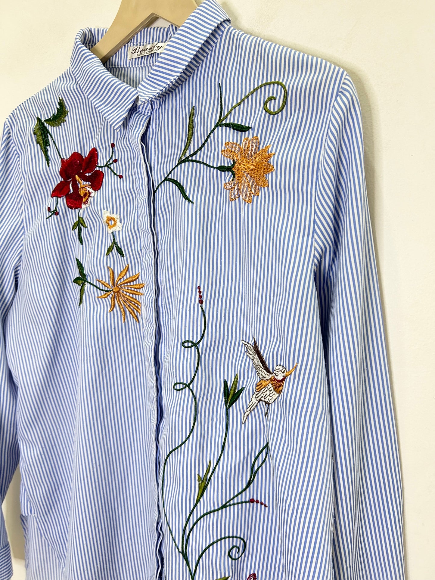 Striped Floral Shirt