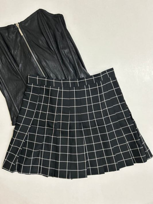 Checked Skirt