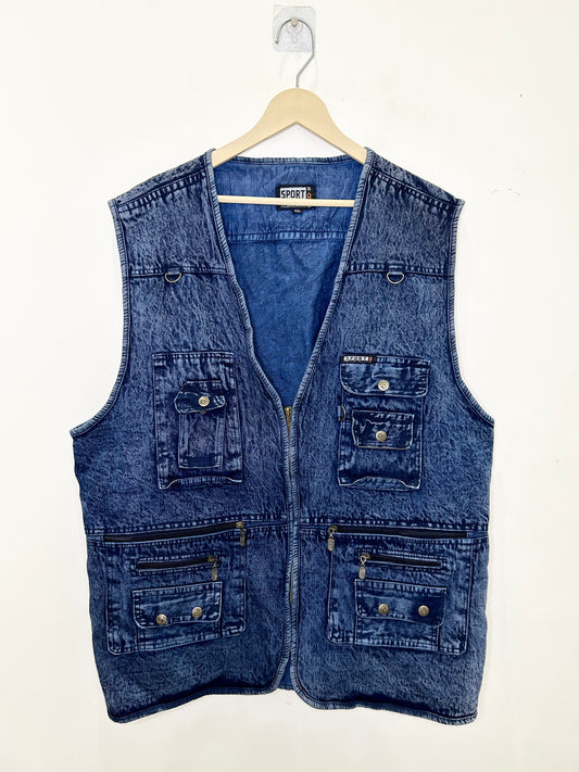 Denim Utility Vest
