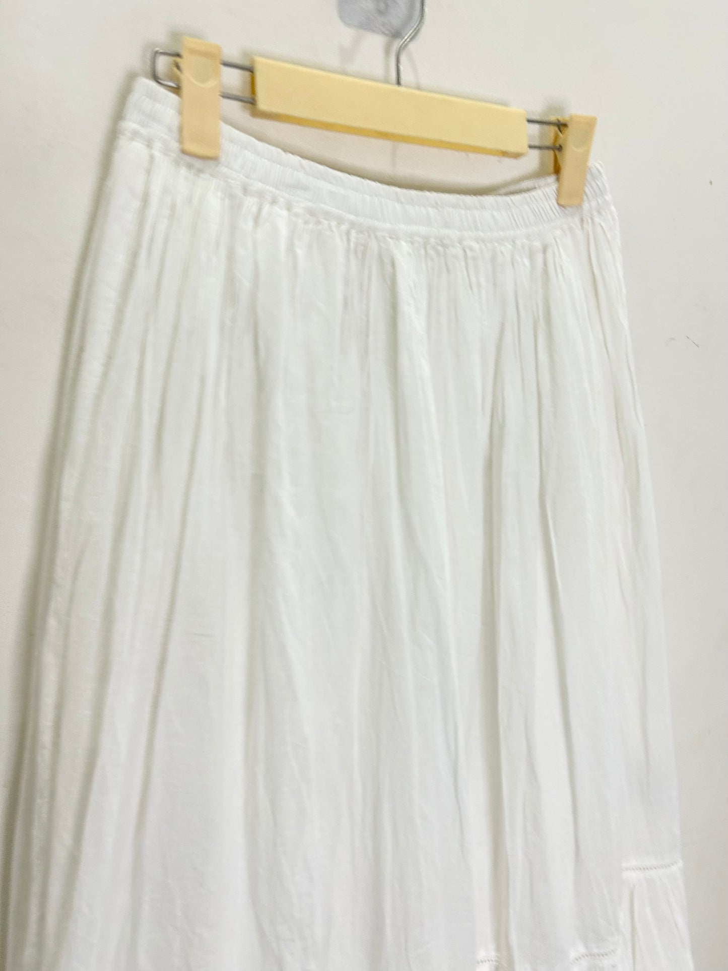 White Cotton Skirt (with lining)