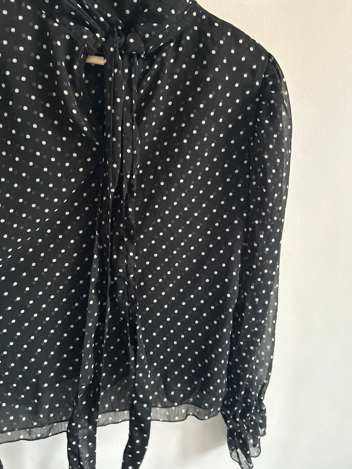 Polka Scarf Top: 38”