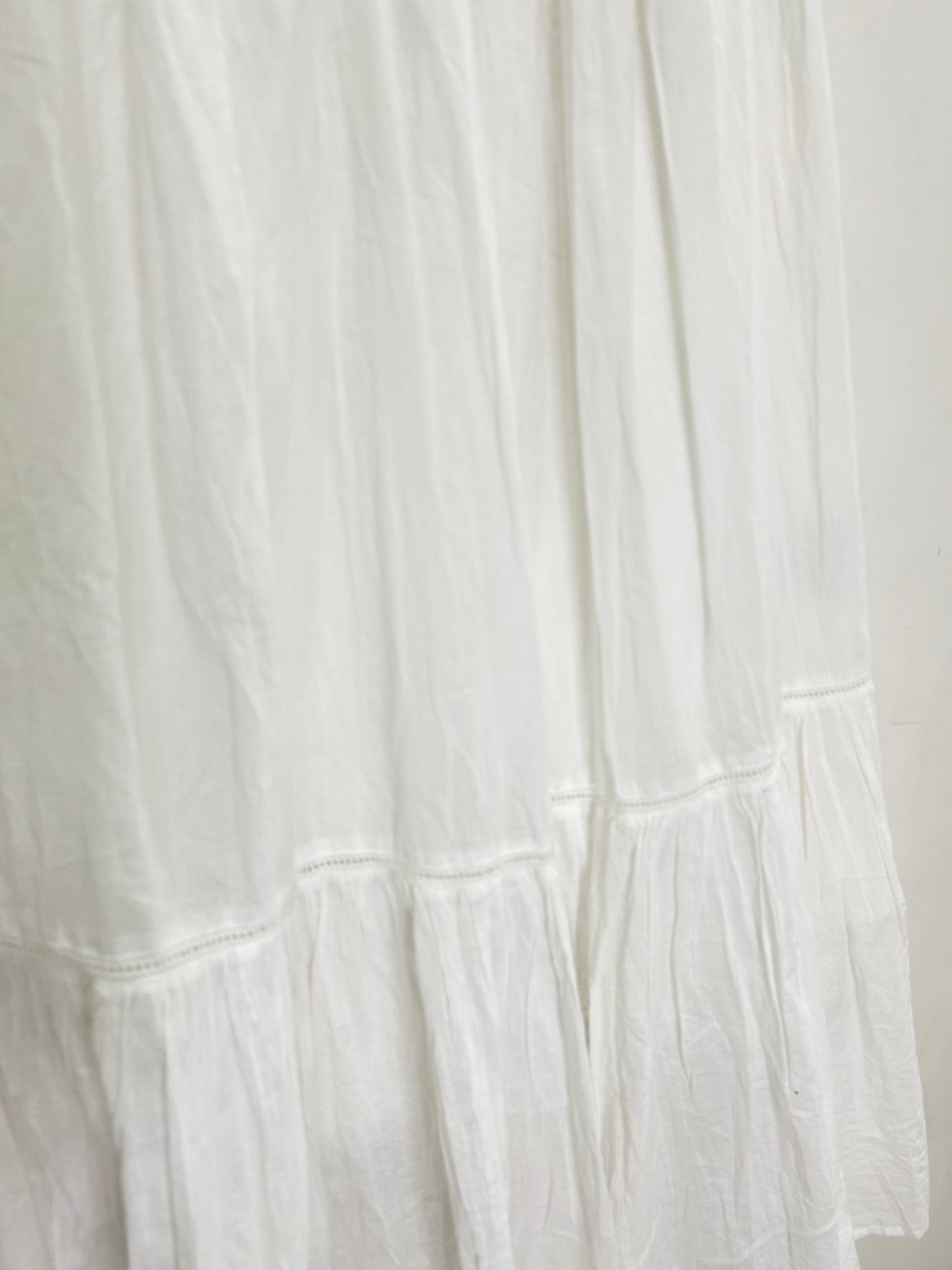 White Cotton Skirt (with lining)