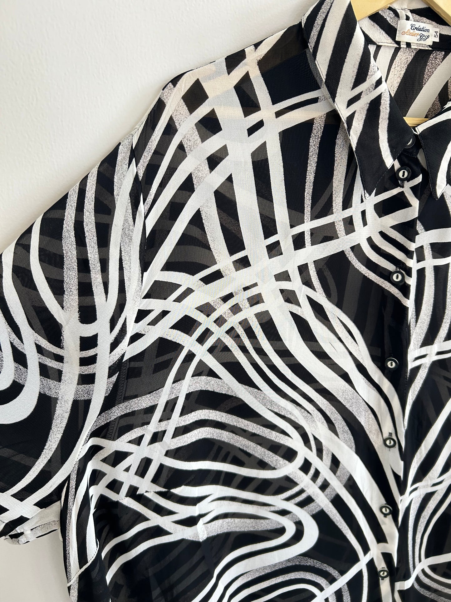 B&W Swirly Shirt