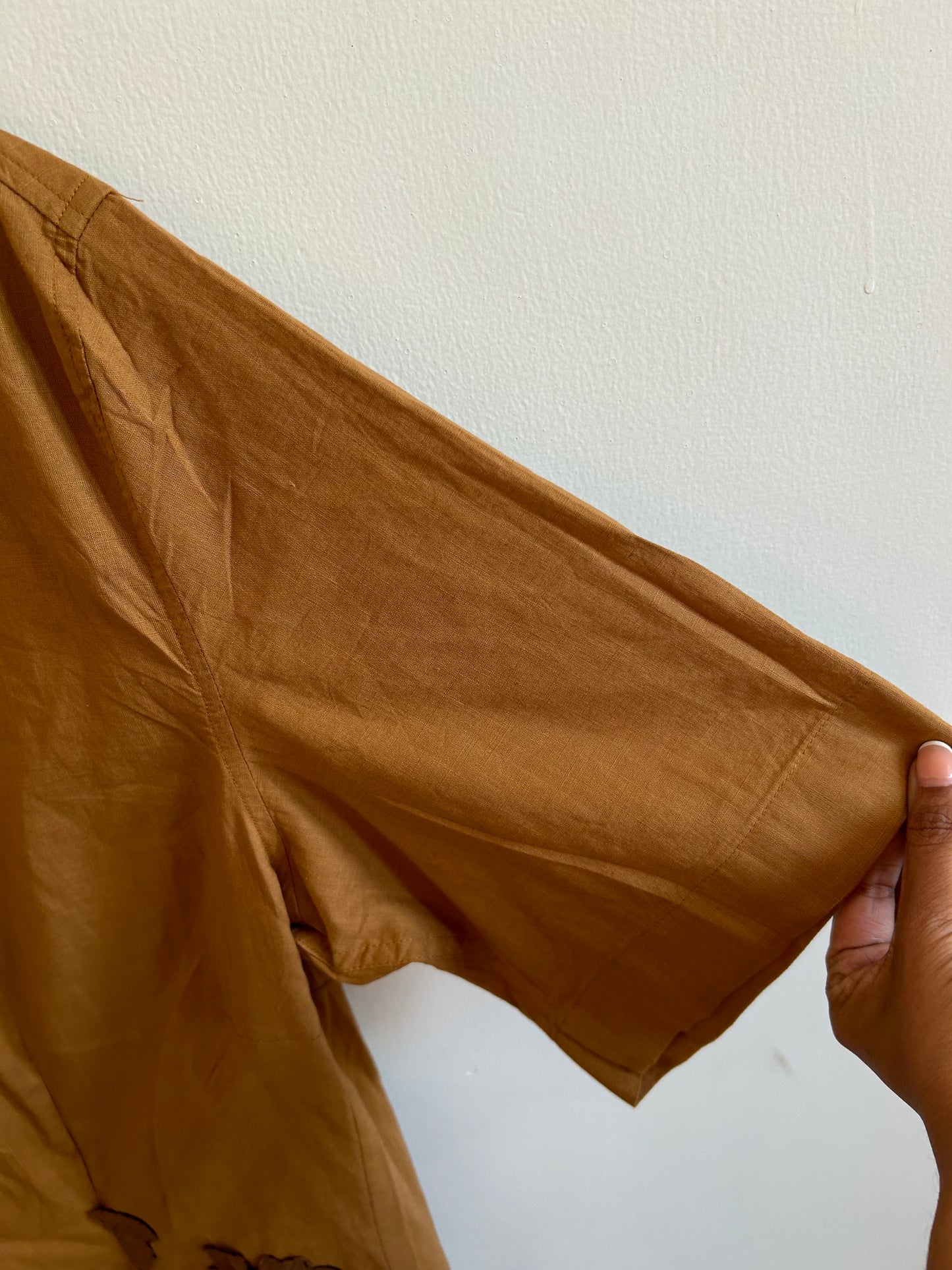 Brown Cotton Shirt
