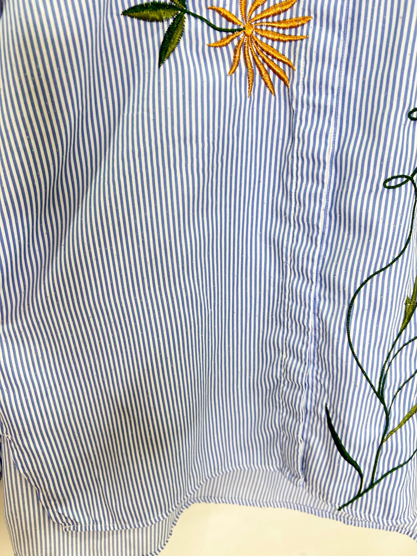 Striped Floral Shirt