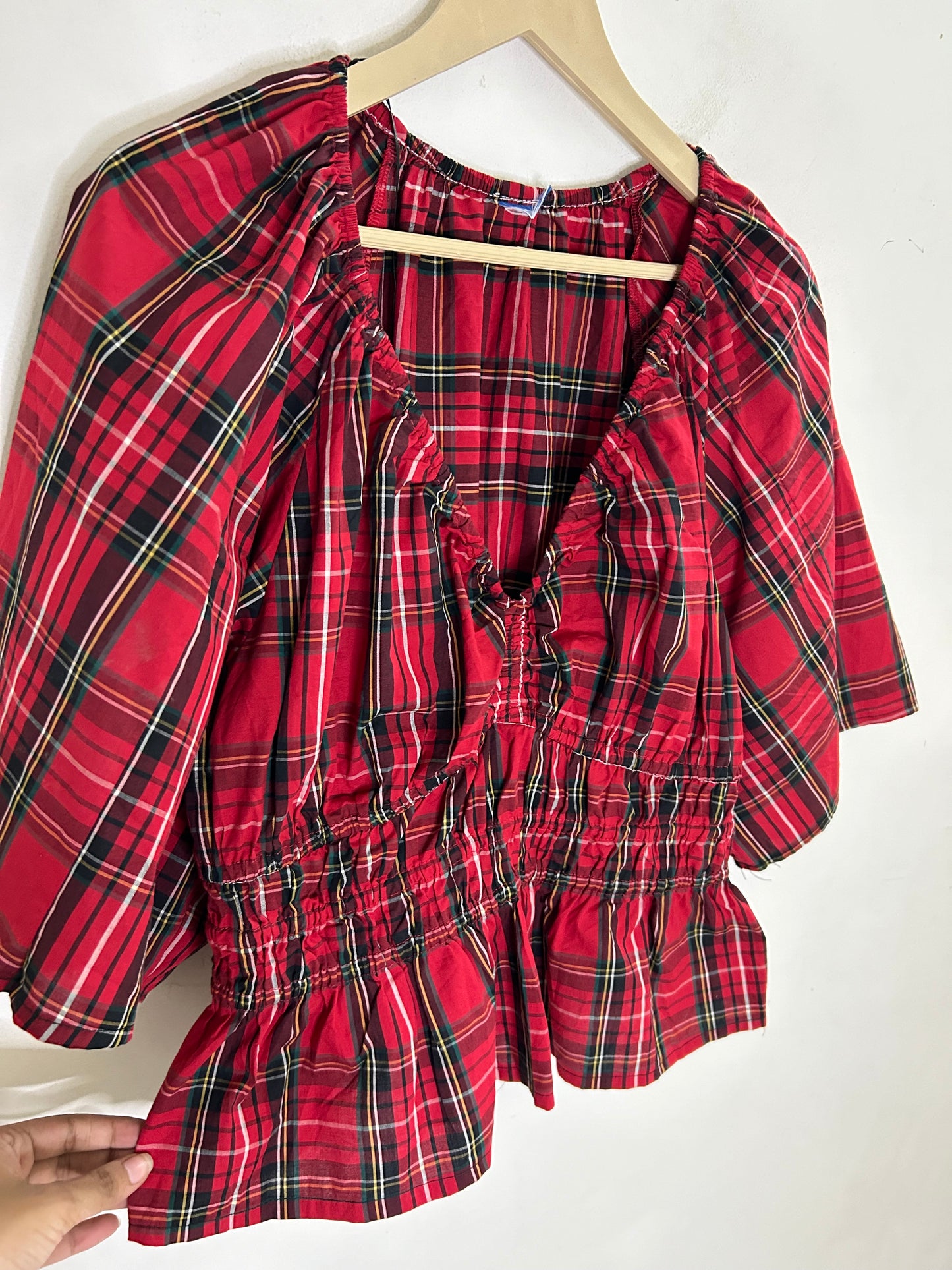 Plaid Top