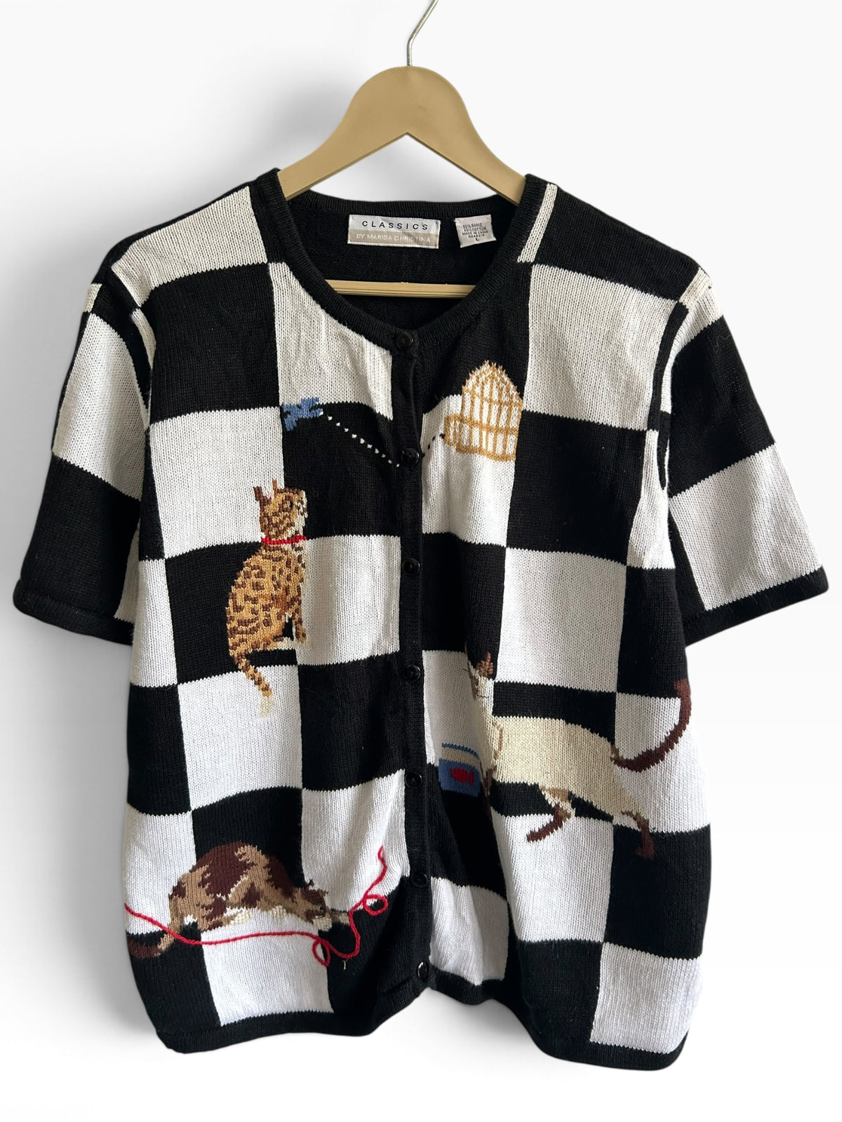Cat T Shirt Sweater Vest