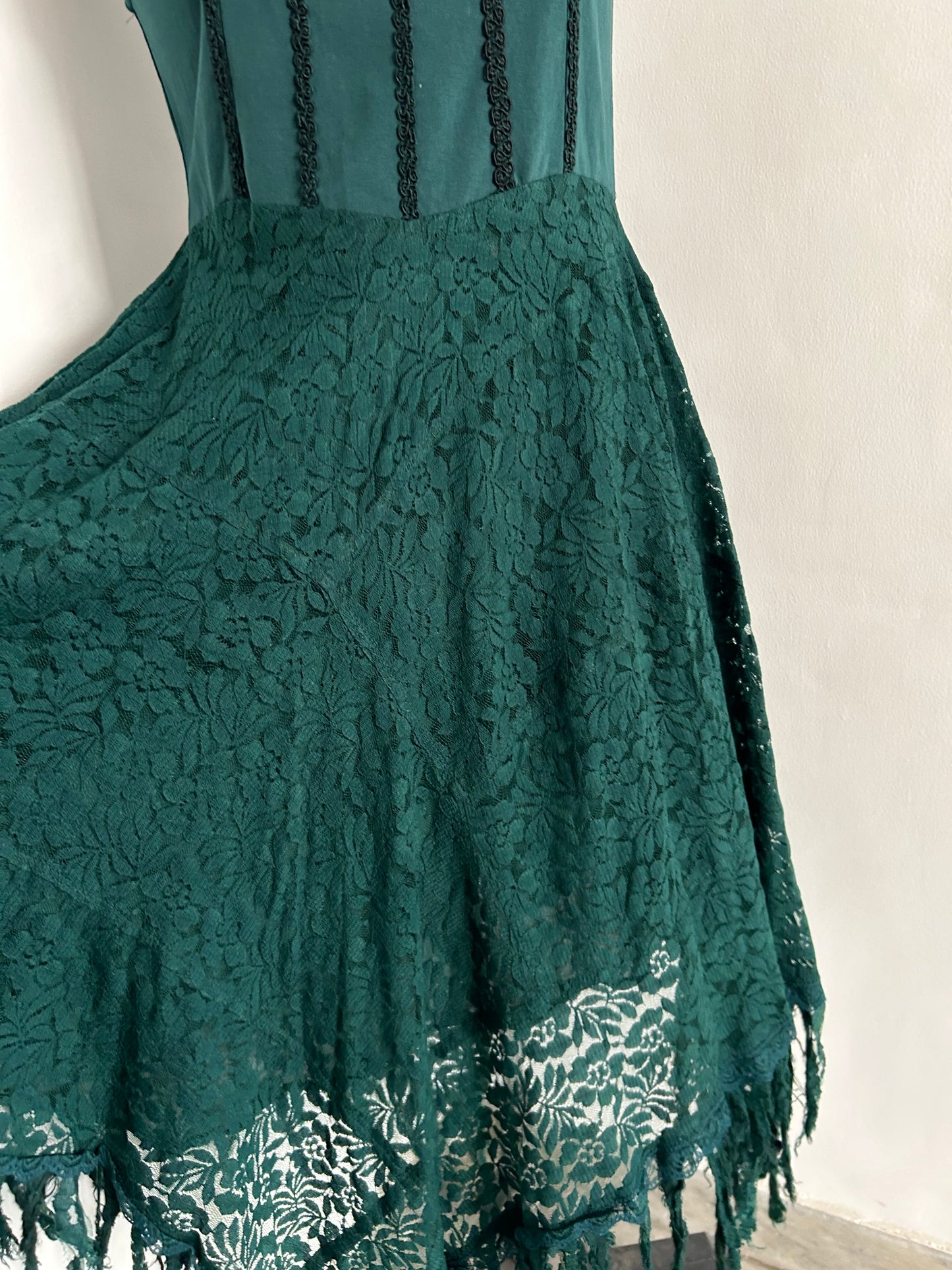 Green Flare Dress
