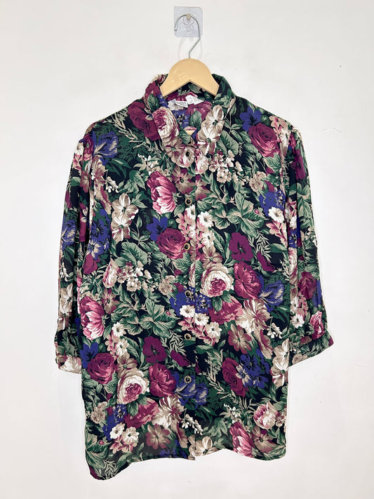 Floral Shirt: Chest-48”