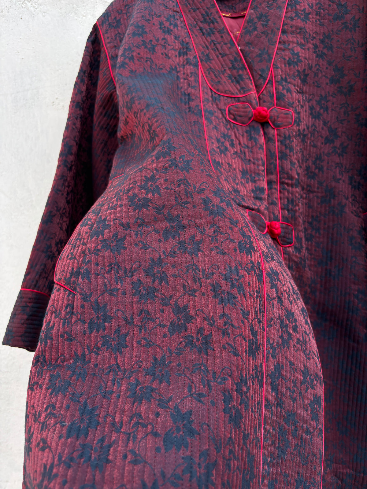 Cheongsam Vintage Jacket: 44”